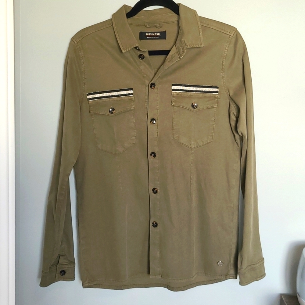 Mos Mosh Selby Naya Shirt in green size 38
